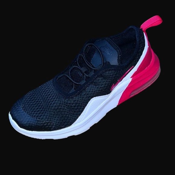 Youth Grade School Nike Air Max Motion 2 Red Black Running Sneaker Shoe Size 3 - Picture 1 of 8